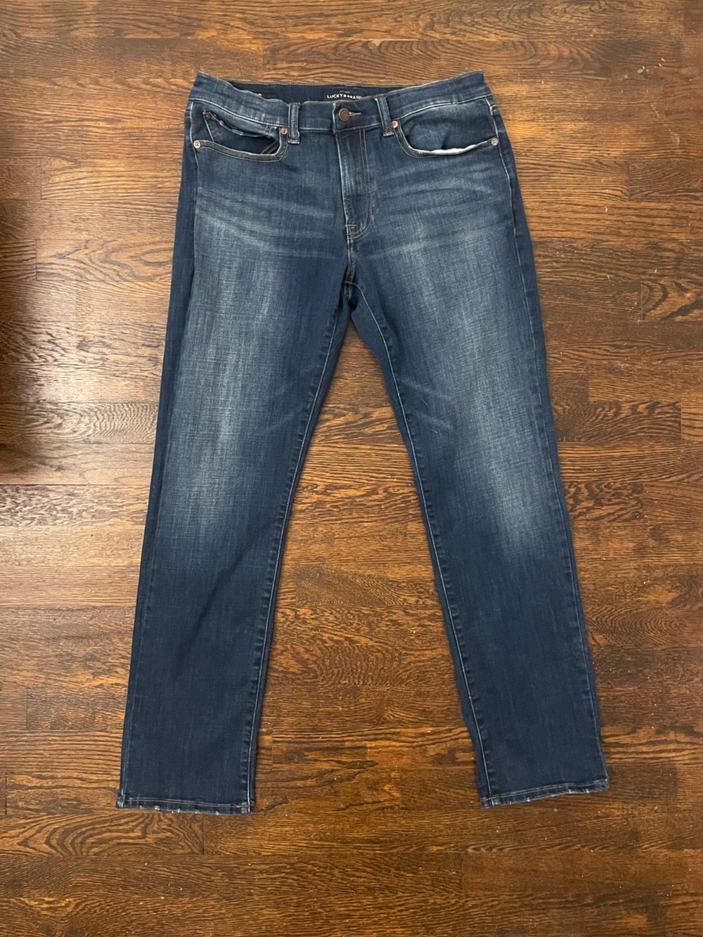Lucky Brand Men’s Navy Blue Denim Jeans
